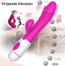 🌸Masajeador Conejito – “Doble estímulo, Placer infinito”🔥💦