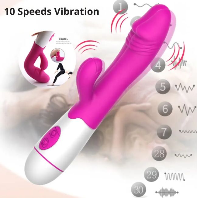 🌸 Conejito del Placer – “Doble estímulo, Orgasmos infinitos.” 🔥💦