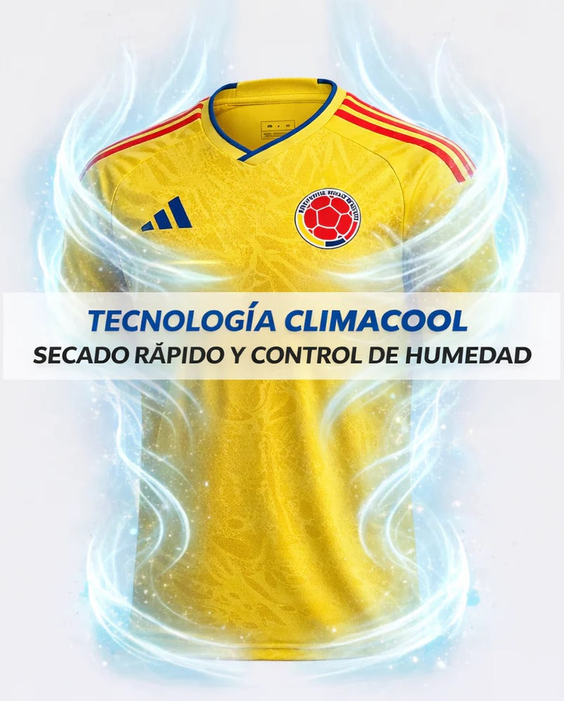 💎 Camiseta Premium Selección Colombia - Técnologia CLIMACOOL❄ (Versión Jugador)