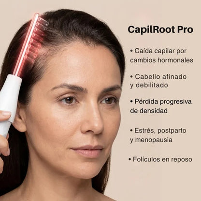 CapilRoot Pro - Recupera tu Cabello y tu Confianza en casa, Sin químicos ni pastillas + 3 Accessorios🎁+ E-book cuidados diarios del Cabello🎁+ Regalo Sorpresa🎁+ Envío GRATIS🎁