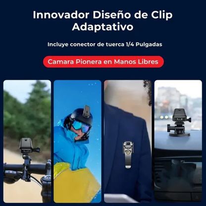 SpyCam HD™ - Mini Cámara Portatil HD 1080P con Reducción de Ruido