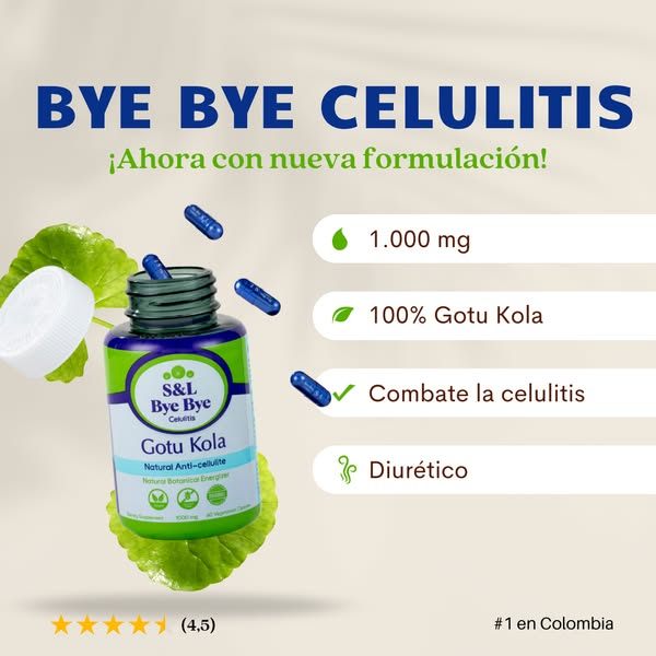 BYE BYE CELULITIS 60 capsulas