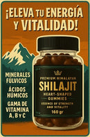 SHILAJIT GUMMIES PREMIUM 160gr - 💪POTENCIALIZA TU TESTOSTERONA🔥